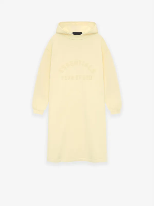 Kids Nylon Fleece Hooded Dress made by Essentials