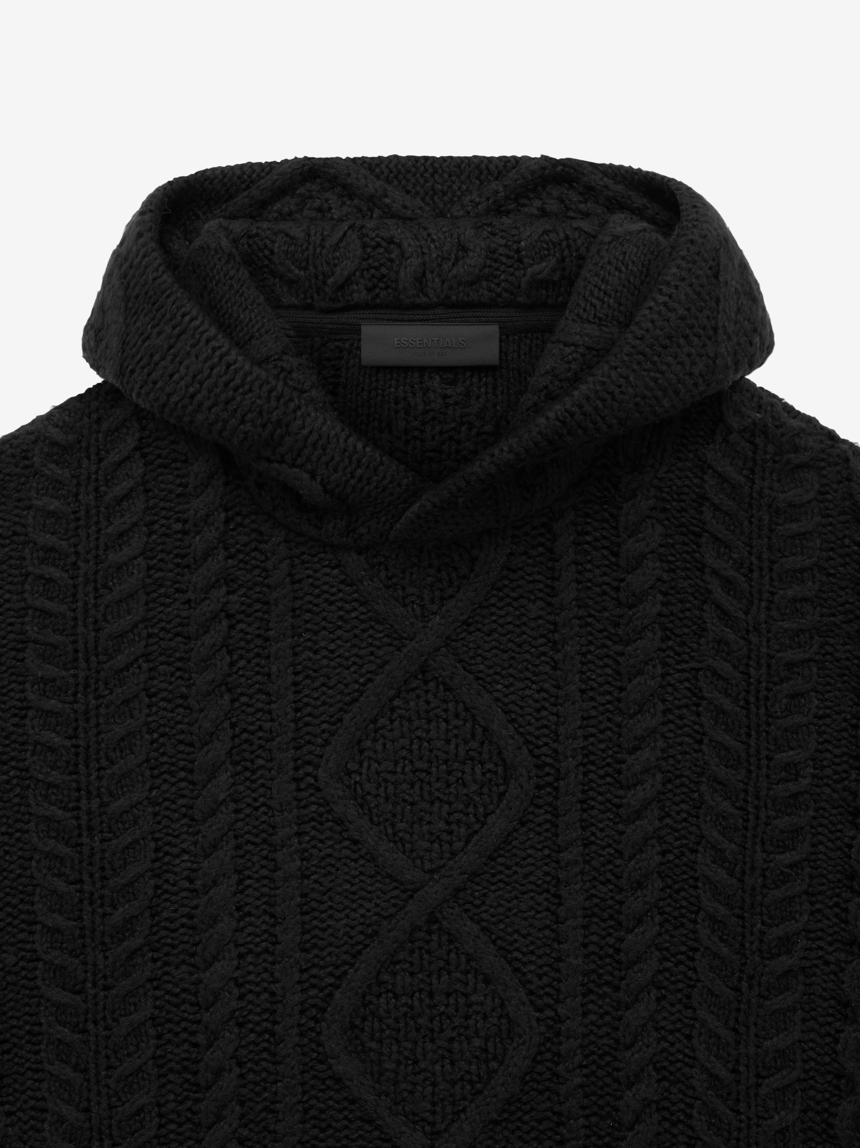 Cable Knit Hoodie sold by Essentials product image thumbnail 3