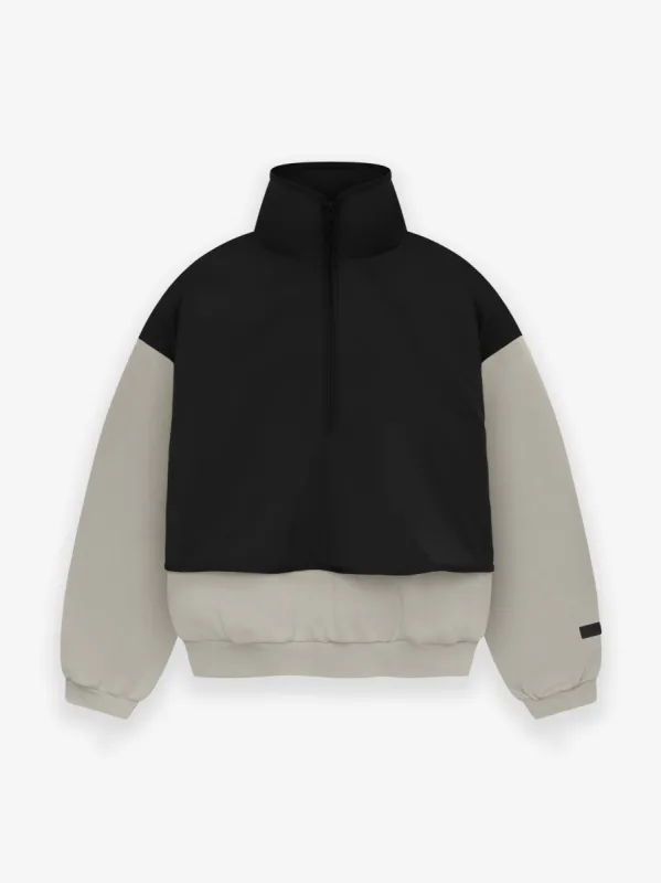 Nylon Fleece Mockneck Sweater sold by Essentials