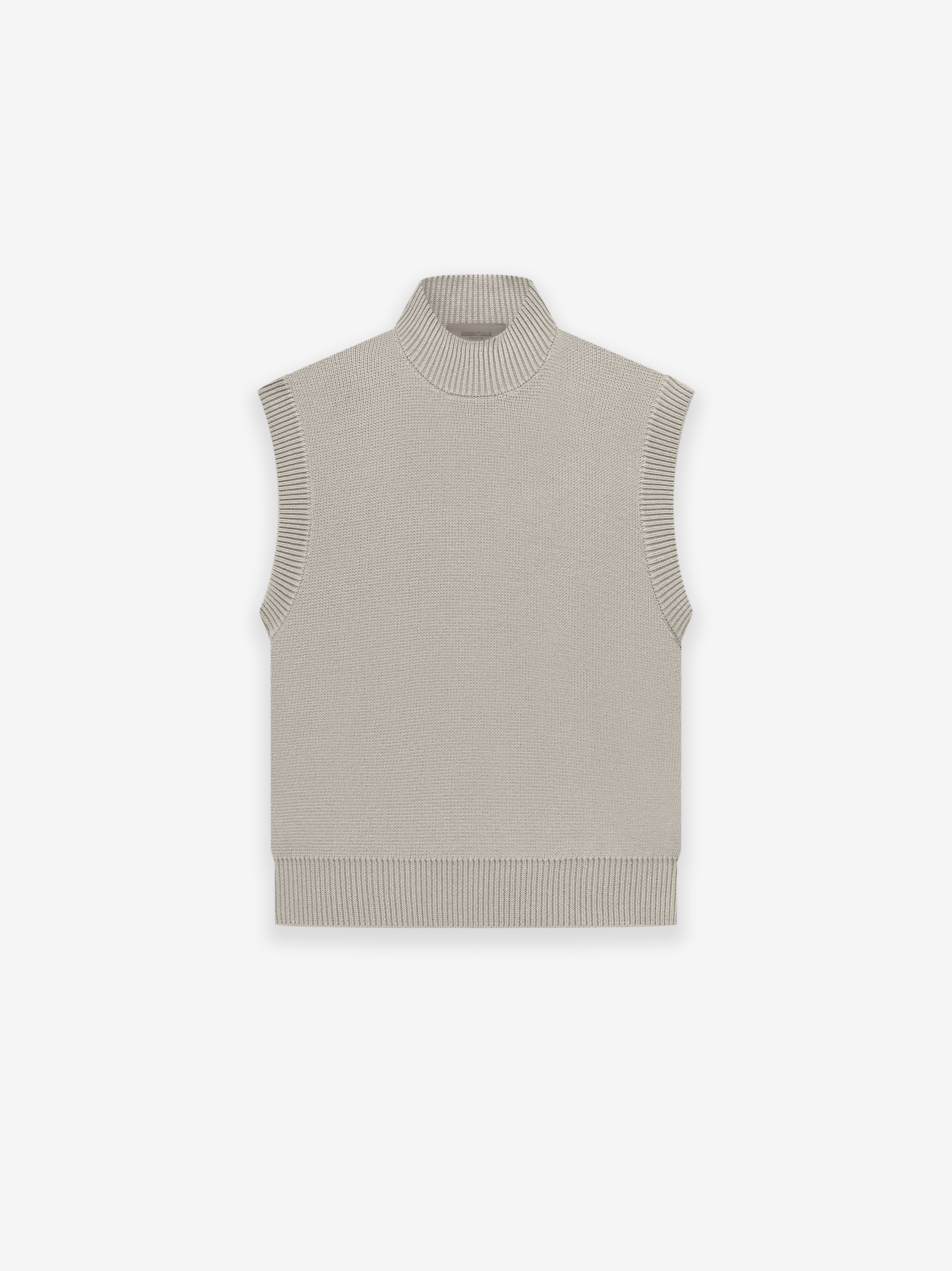 Womens Pullover Mockneck Vest sold by Essentials