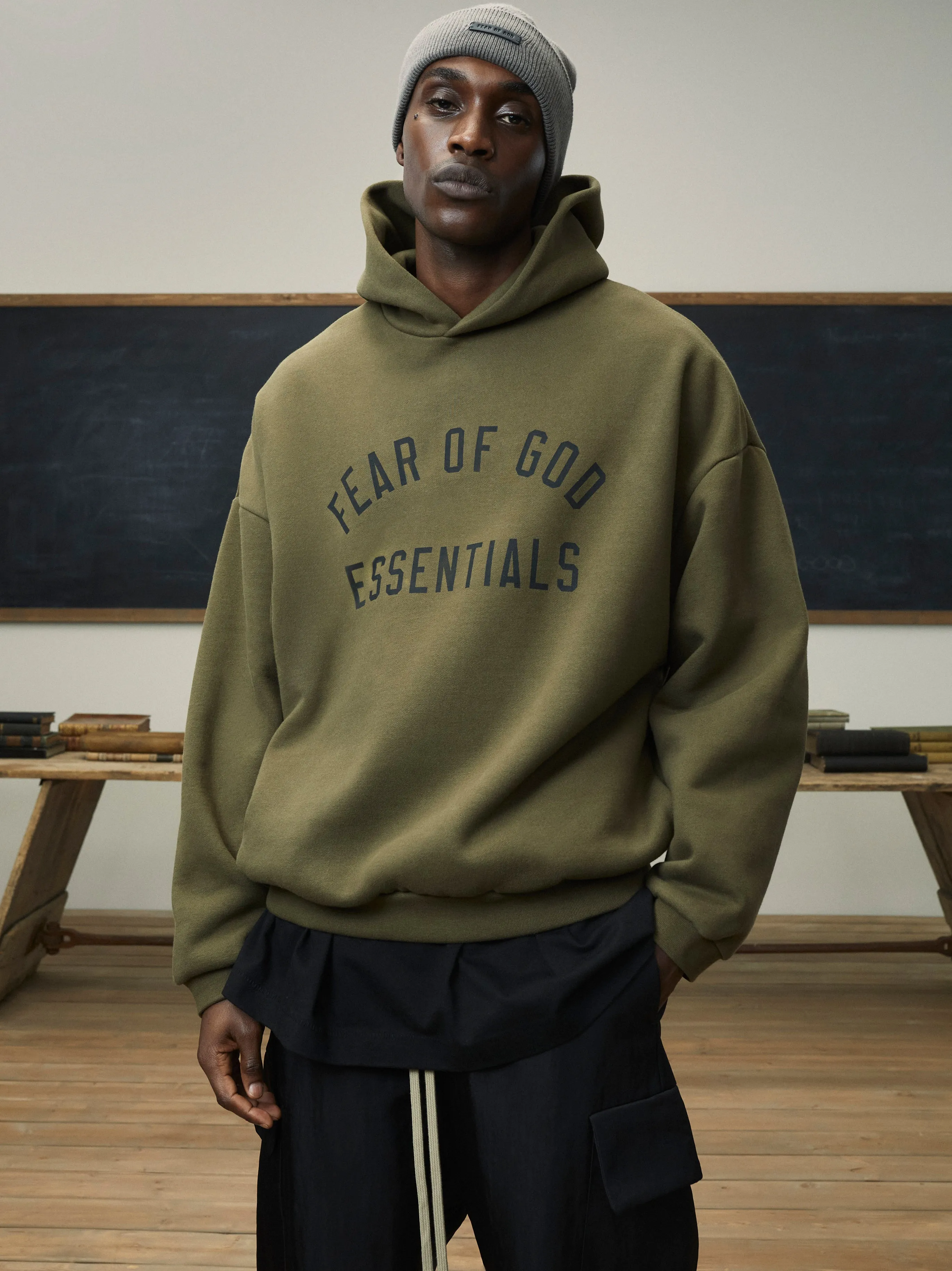 Fleece Hoodie sold by Essentials product image thumbnail 5