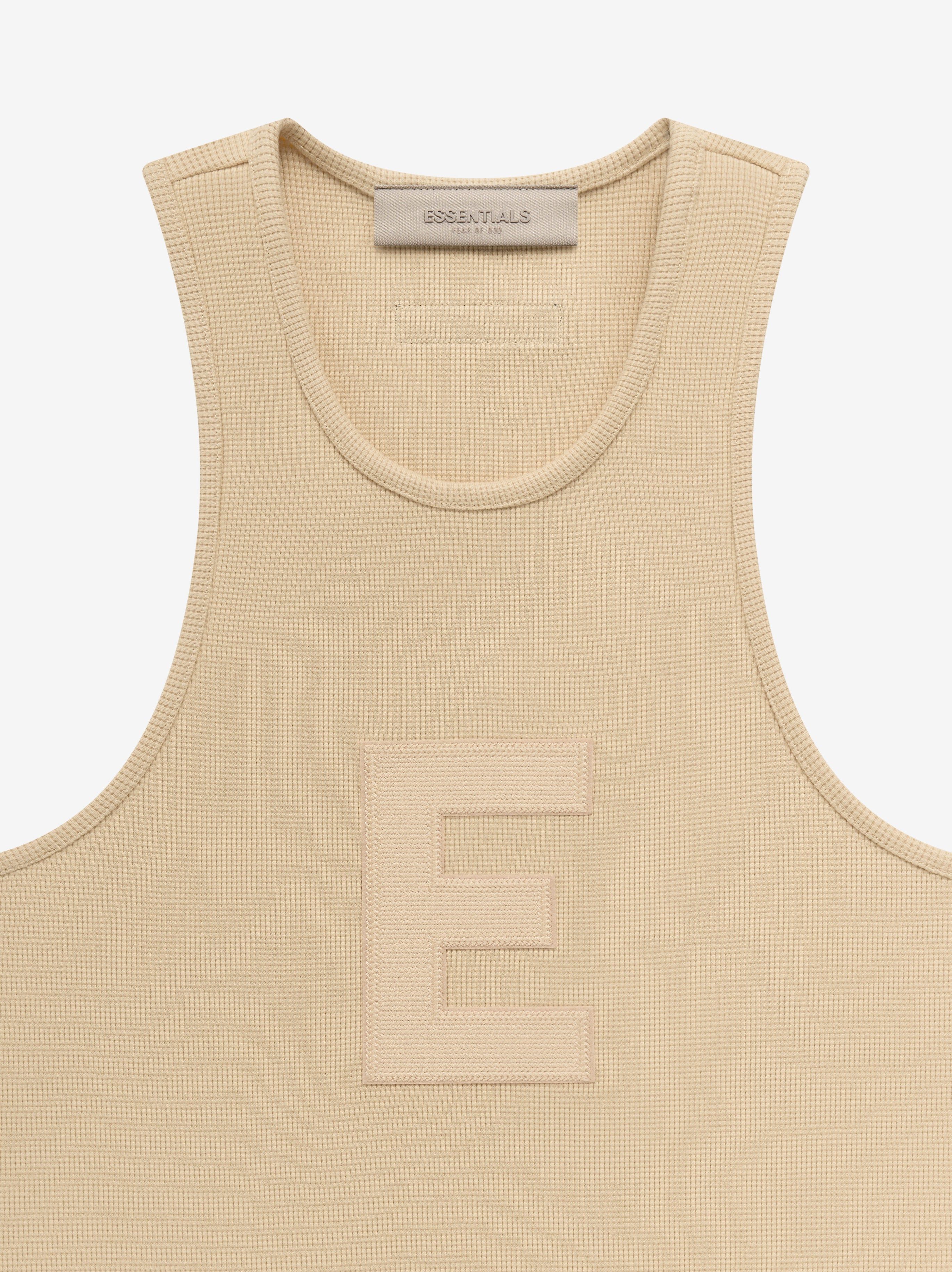 Womens Waffle Tank sold by Essentials product image thumbnail 4