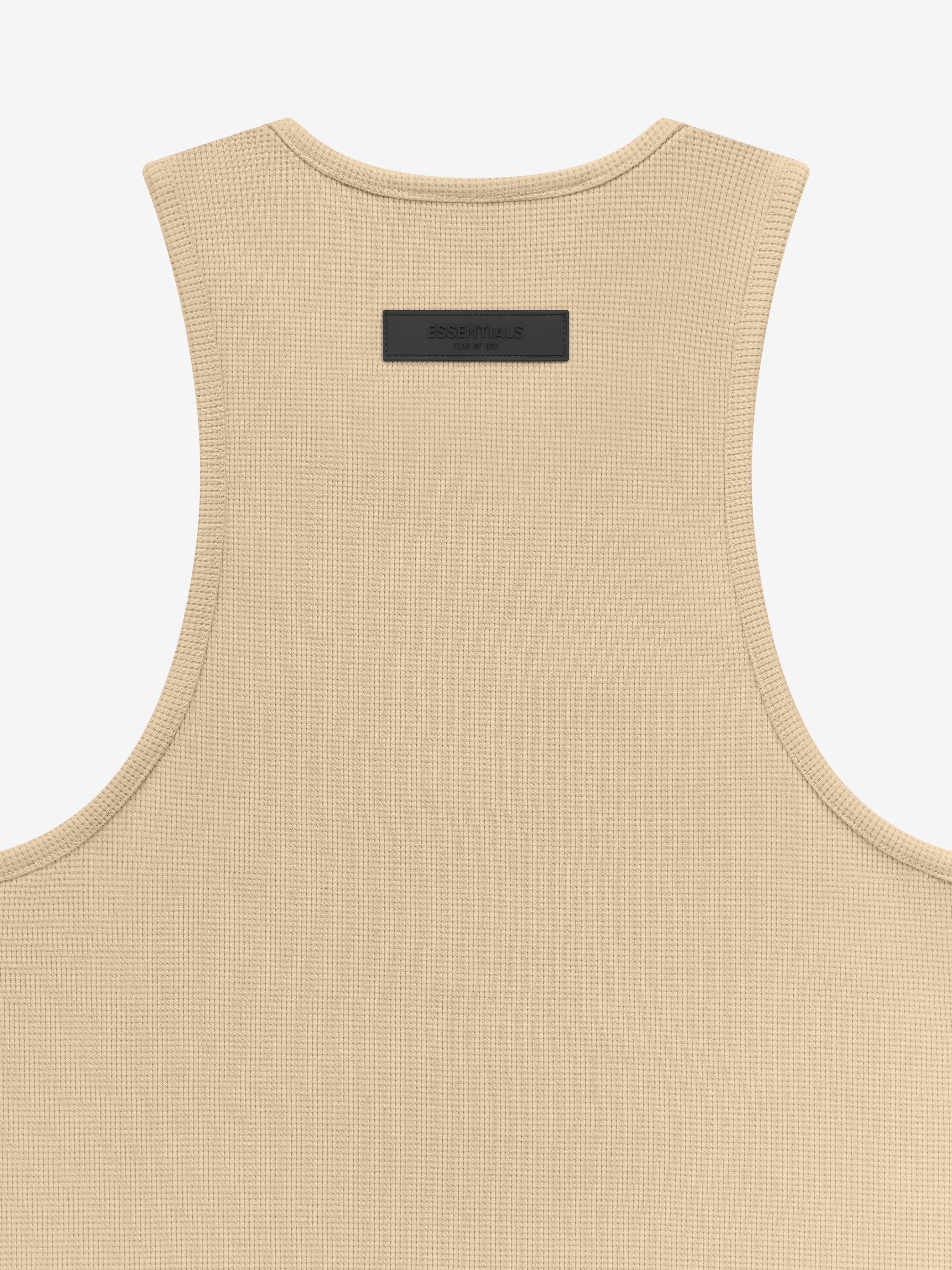 Womens Waffle Tank sold by Essentials product image thumbnail 2