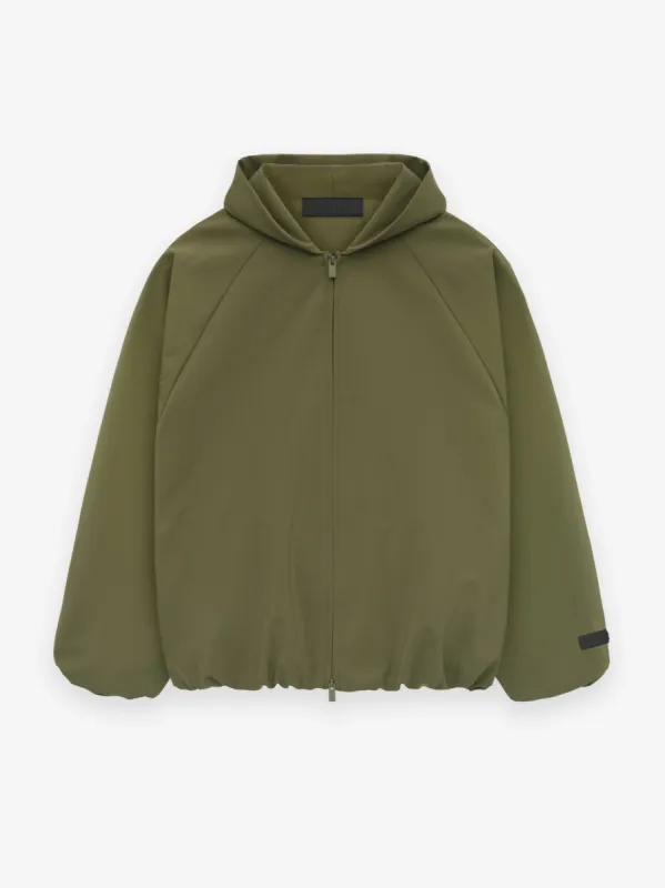 Bonded Nylon Hooded Bomber sold by Essentials