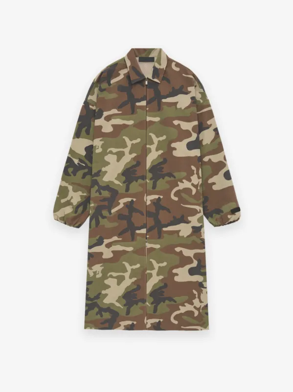 Military Nylon Trench Jacket sold by Essentials