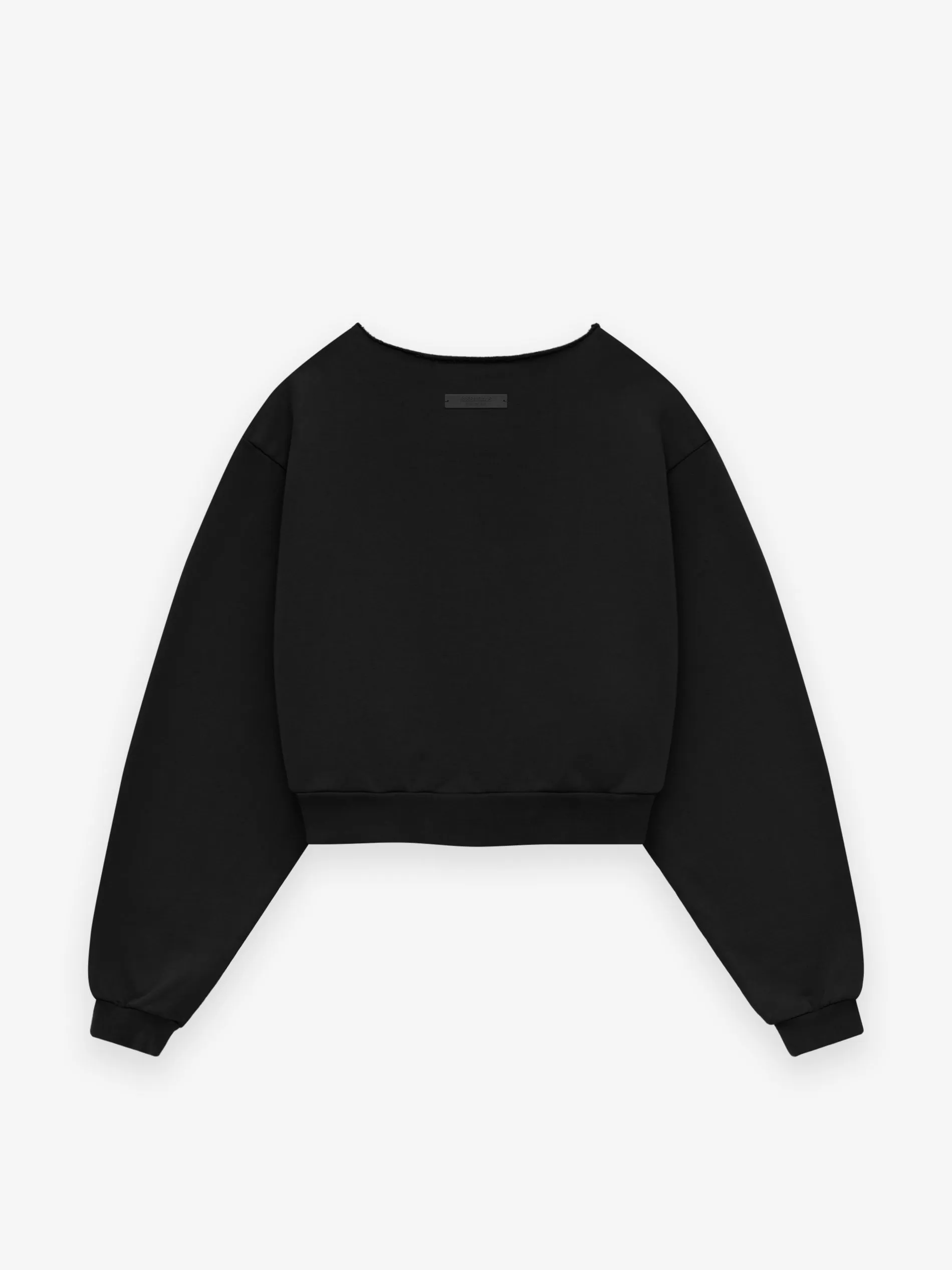 Womens Heavy Fleece Raw Cropped Crewneck sold by Essentials product image thumbnail 2