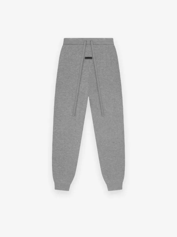 Womens Waffle Fitted Sweatpant sold by Essentials