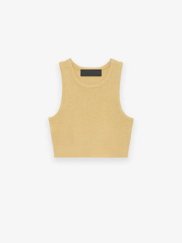 Womens Waffle Sport Tank sold by Essentials