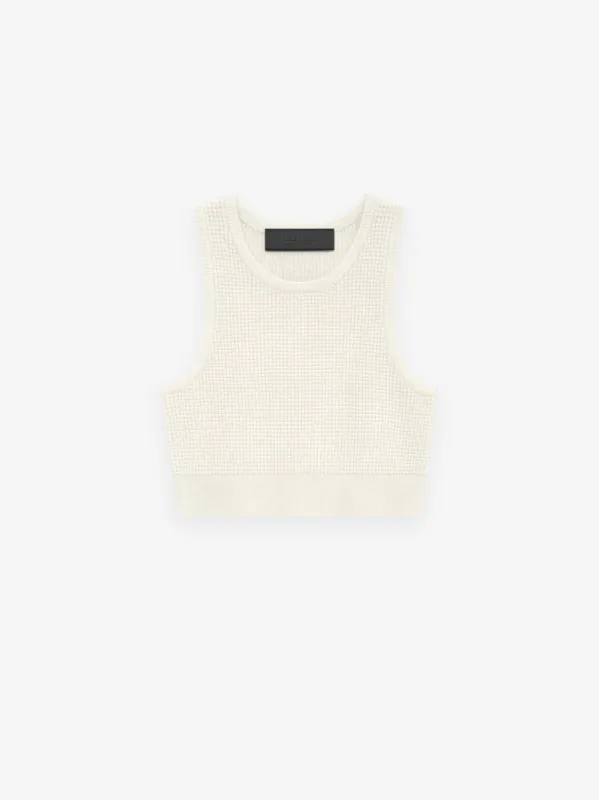 Womens Waffle Sport Tank sold by Essentials