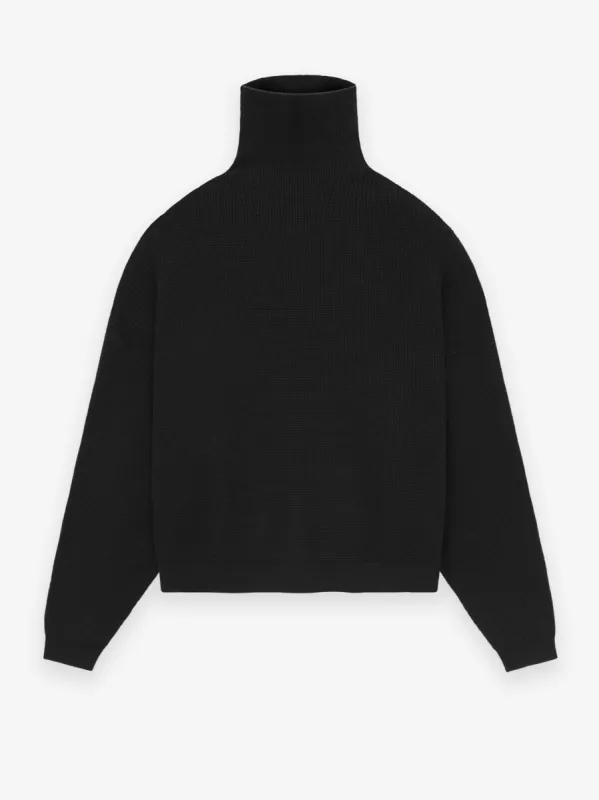 Waffle Turtleneck sold by Essentials