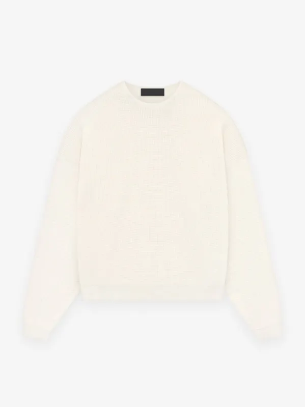 Waffle Crewneck Sweater sold by Essentials
