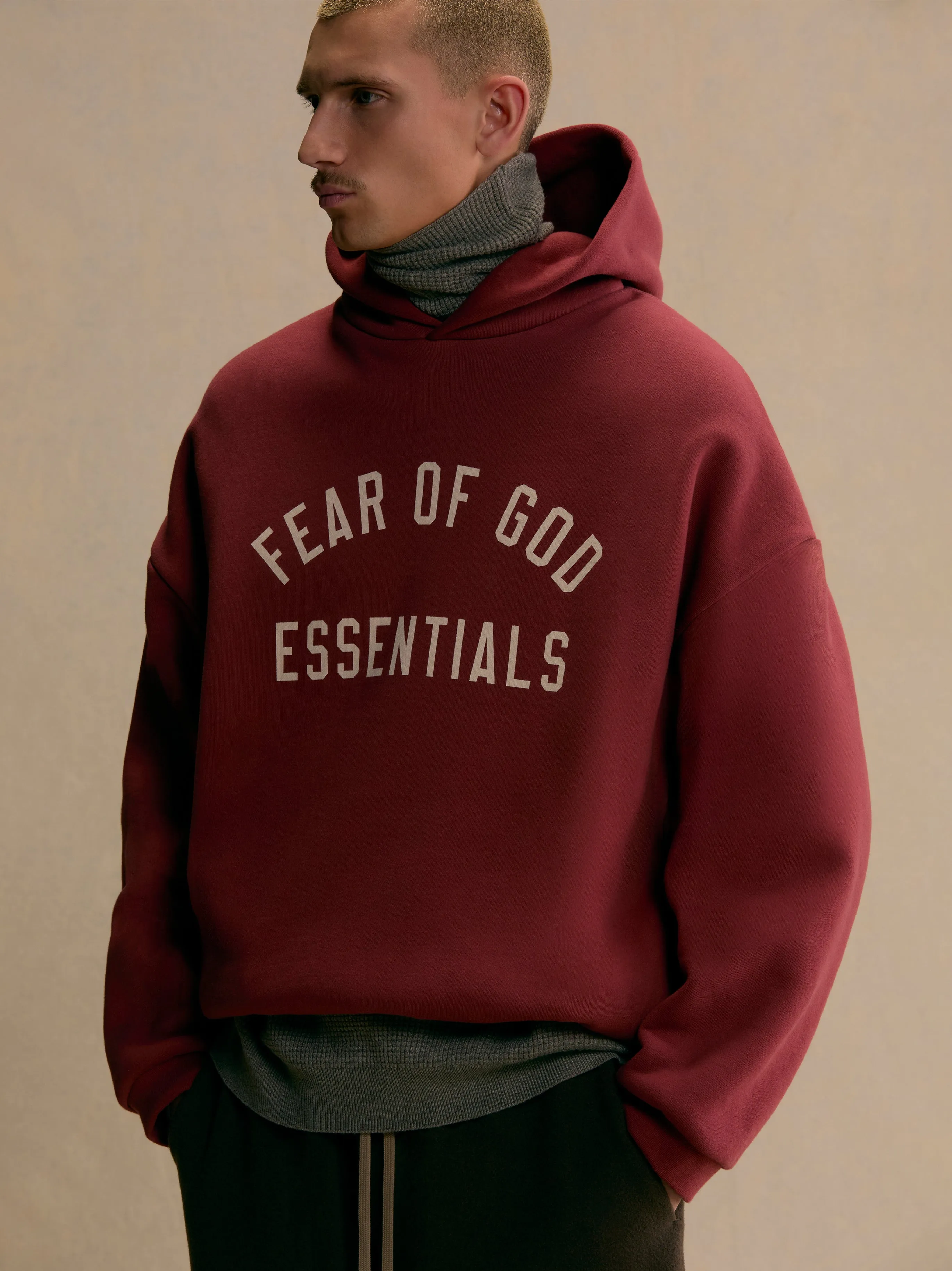 Fleece Hoodie sold by Essentials product image thumbnail 3