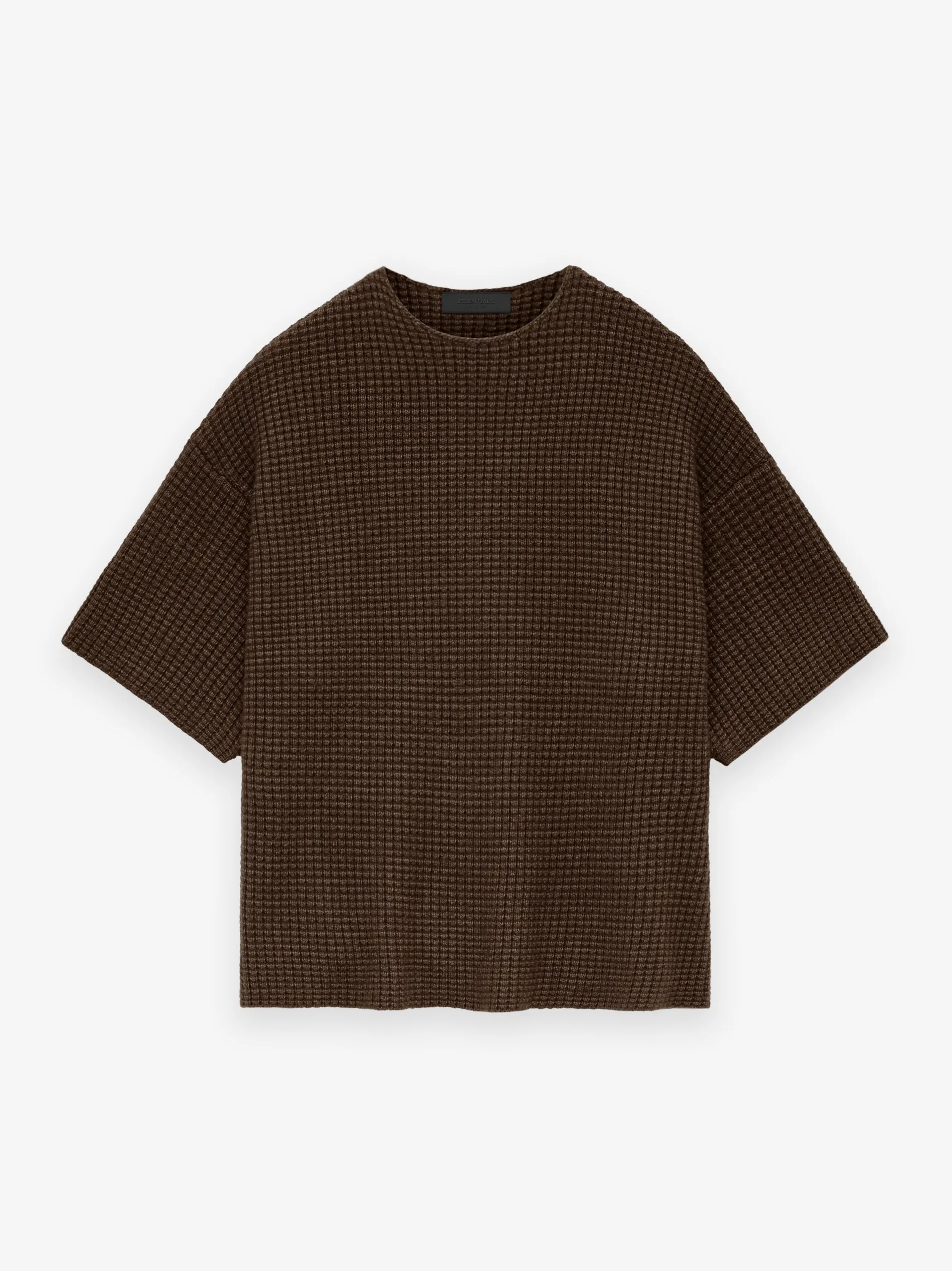 Heavy Waffle Short Sleeve Crewneck Sweater sold by Essentials