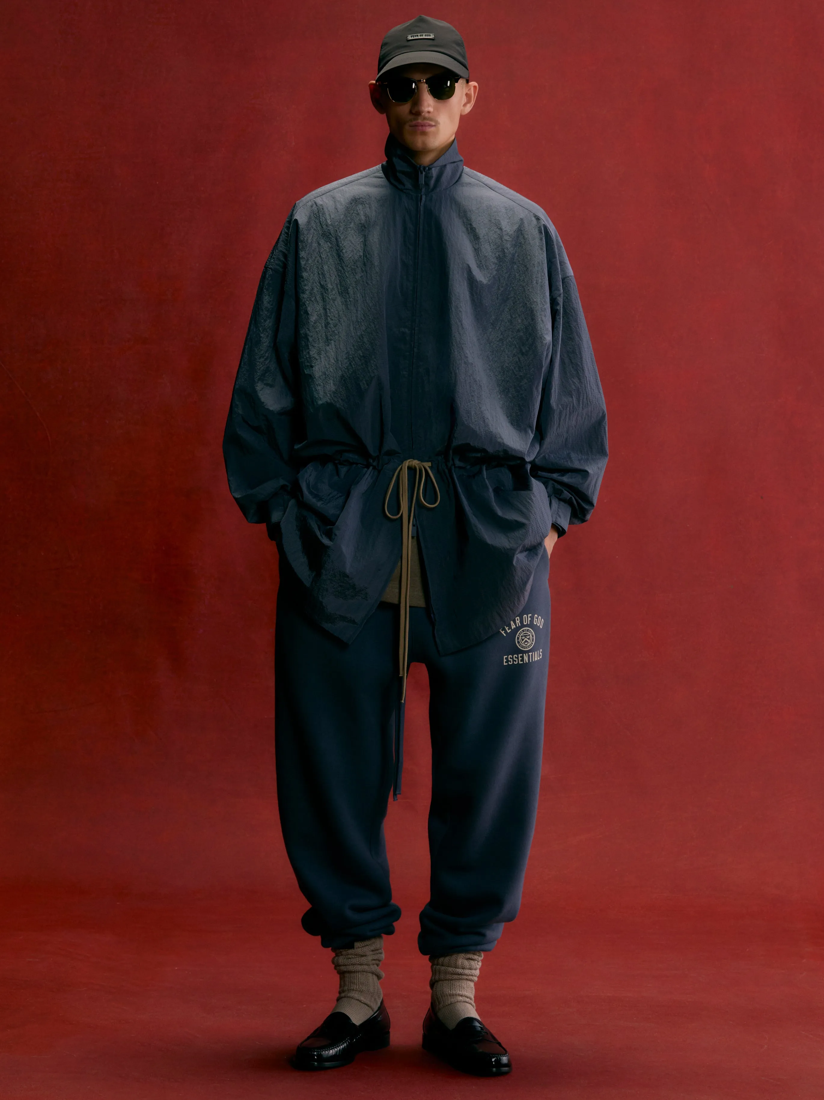 Ripstop Mockneck Anorak sold by Essentials