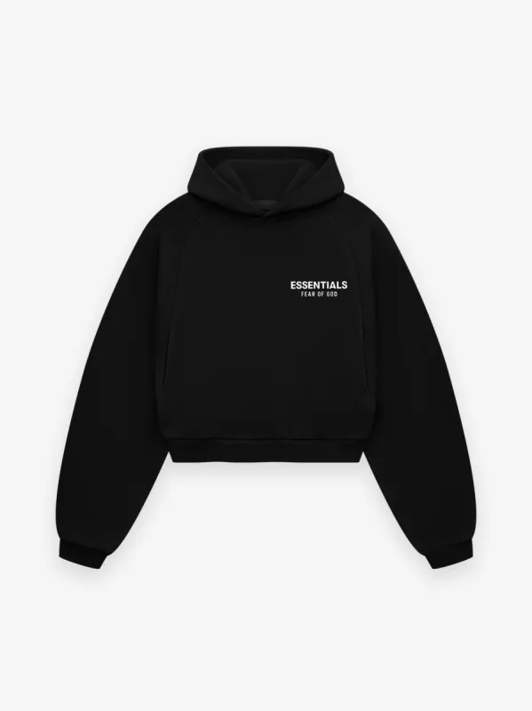 Women's Fleece Cropped Hoodie sold by Essentials