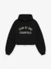 Women's Fleece Cropped Hoodie sold by Essentials