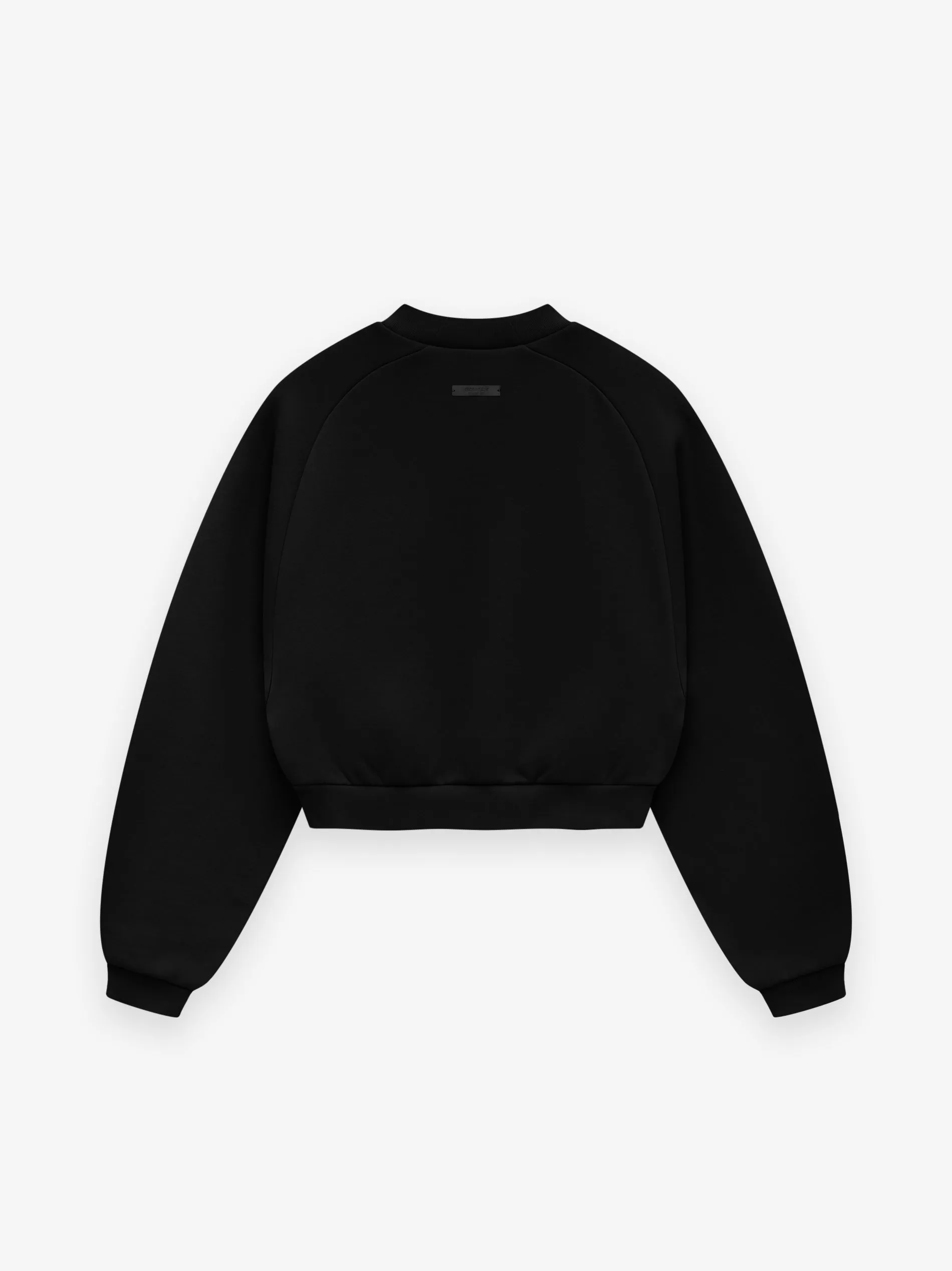 Women's Fleece Cropped Crewneck sold by Essentials product image thumbnail 2