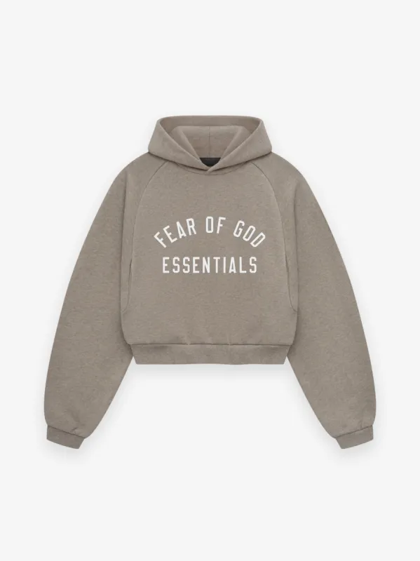 Women's Fleece Cropped Hoodie sold by Essentials