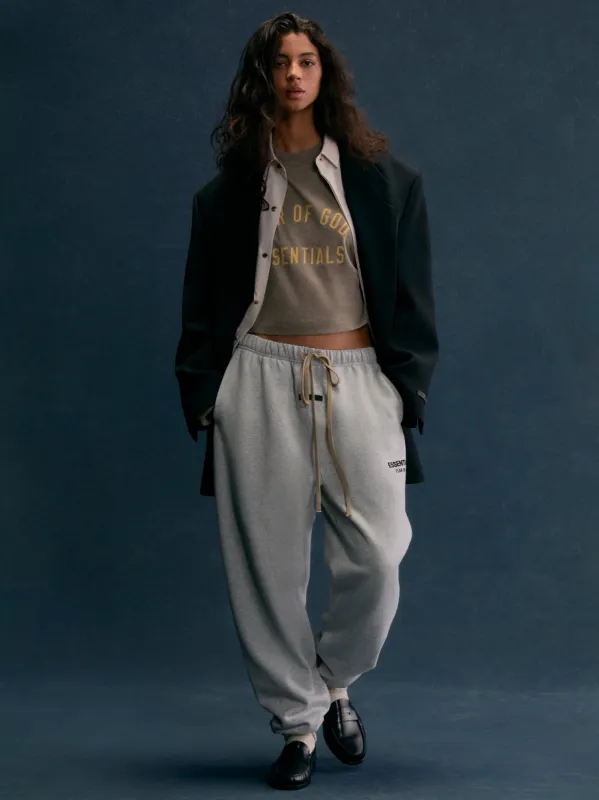 Women's Tri-Blend Cropped Longsleeve Shirt sold by Essentials