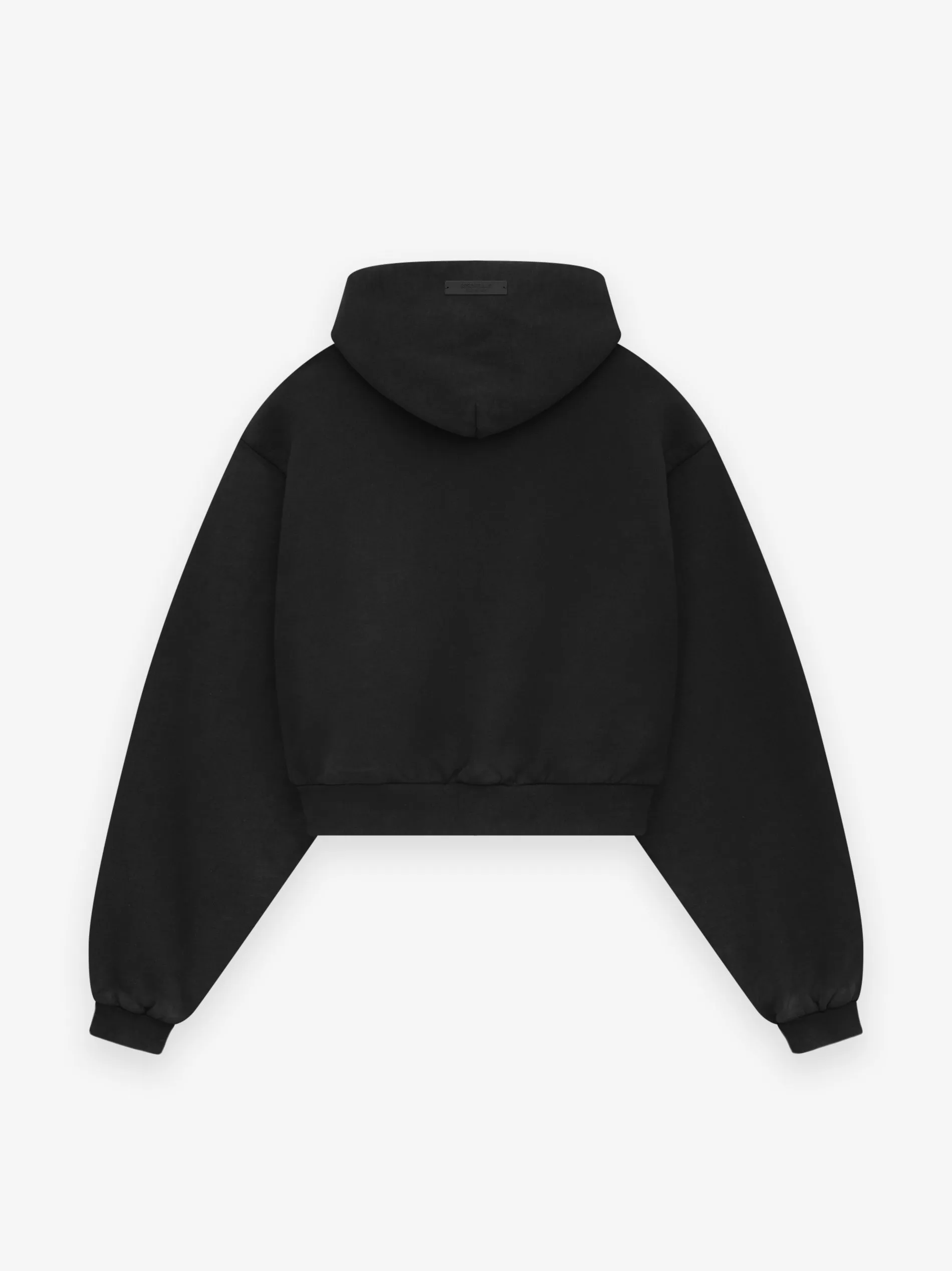 Women's Heavy Fleece Cropped V-Neck Hoodie sold by Essentials product image thumbnail 2