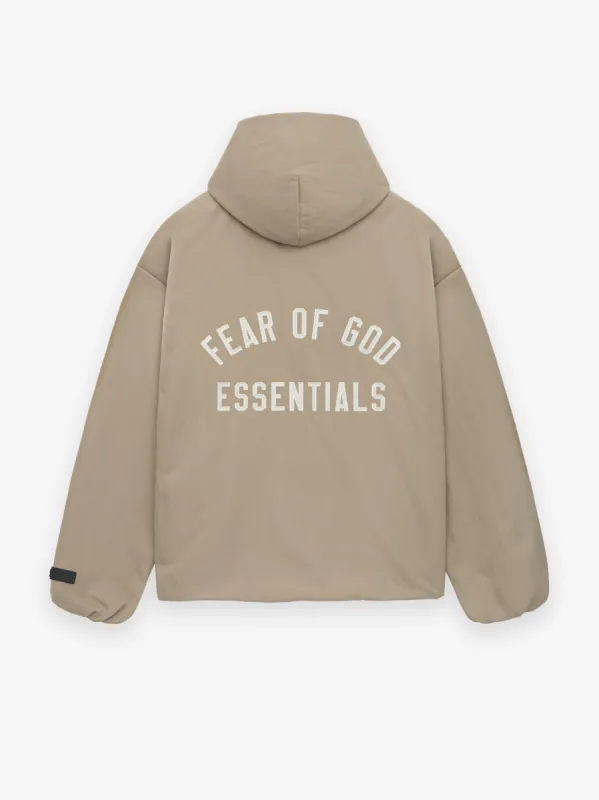 Textured Nylon Hooded Coaches Jacket sold by Essentials