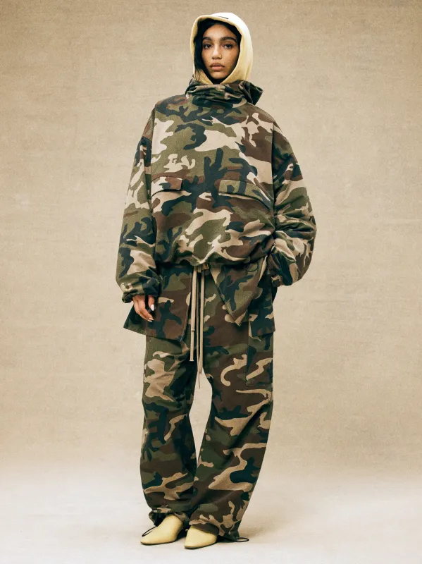 Military Nylon Hooded Anorak sold by Essentials