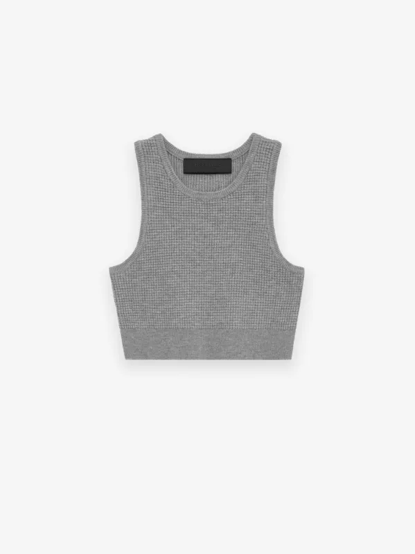 Womens Waffle Sport Tank sold by Essentials