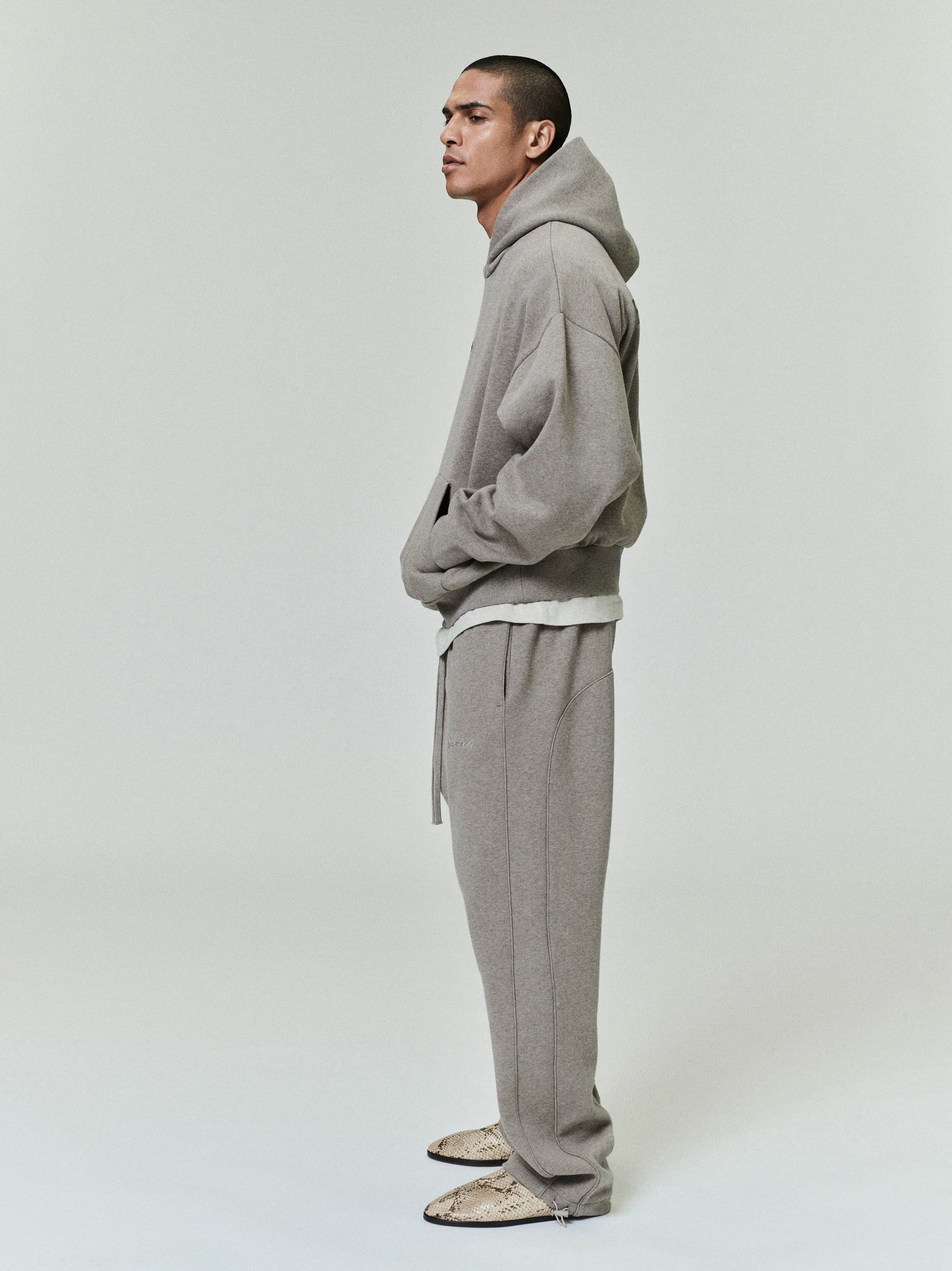 Relaxed Fleece Sweatpant With Piping sold by Essentials product image thumbnail 2
