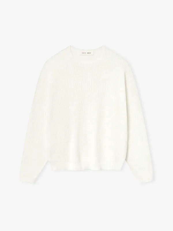 Waffle Crewneck Sweater sold by Essentials