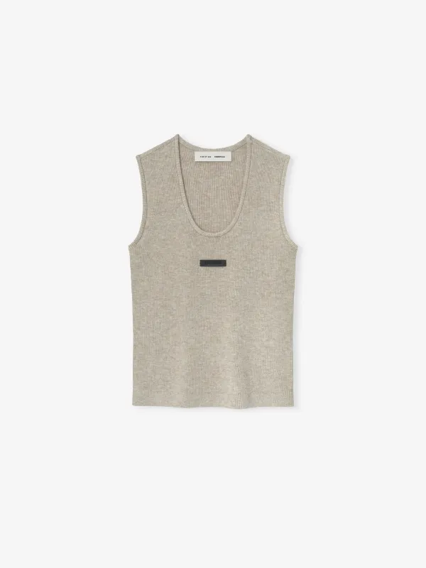 Womens Soft Rib Knit Tank sold by Essentials