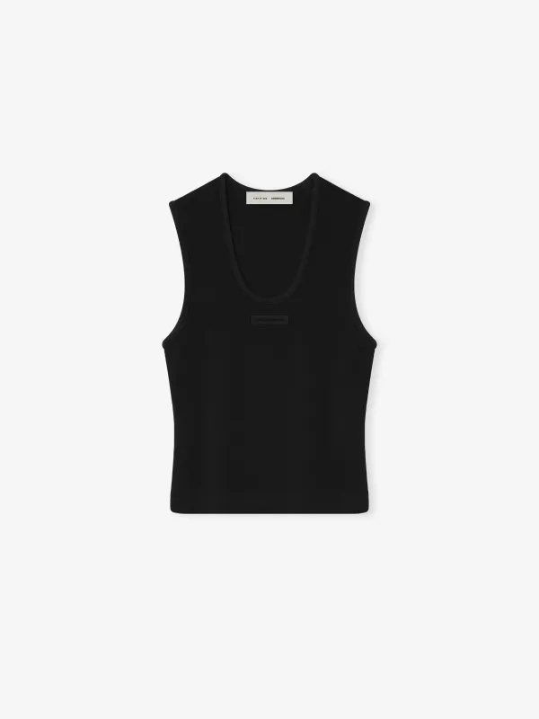 Womens Rib Tank sold by Essentials