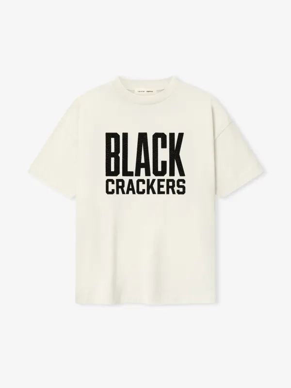 Essentials Black Crackers Tee sold by Essentials