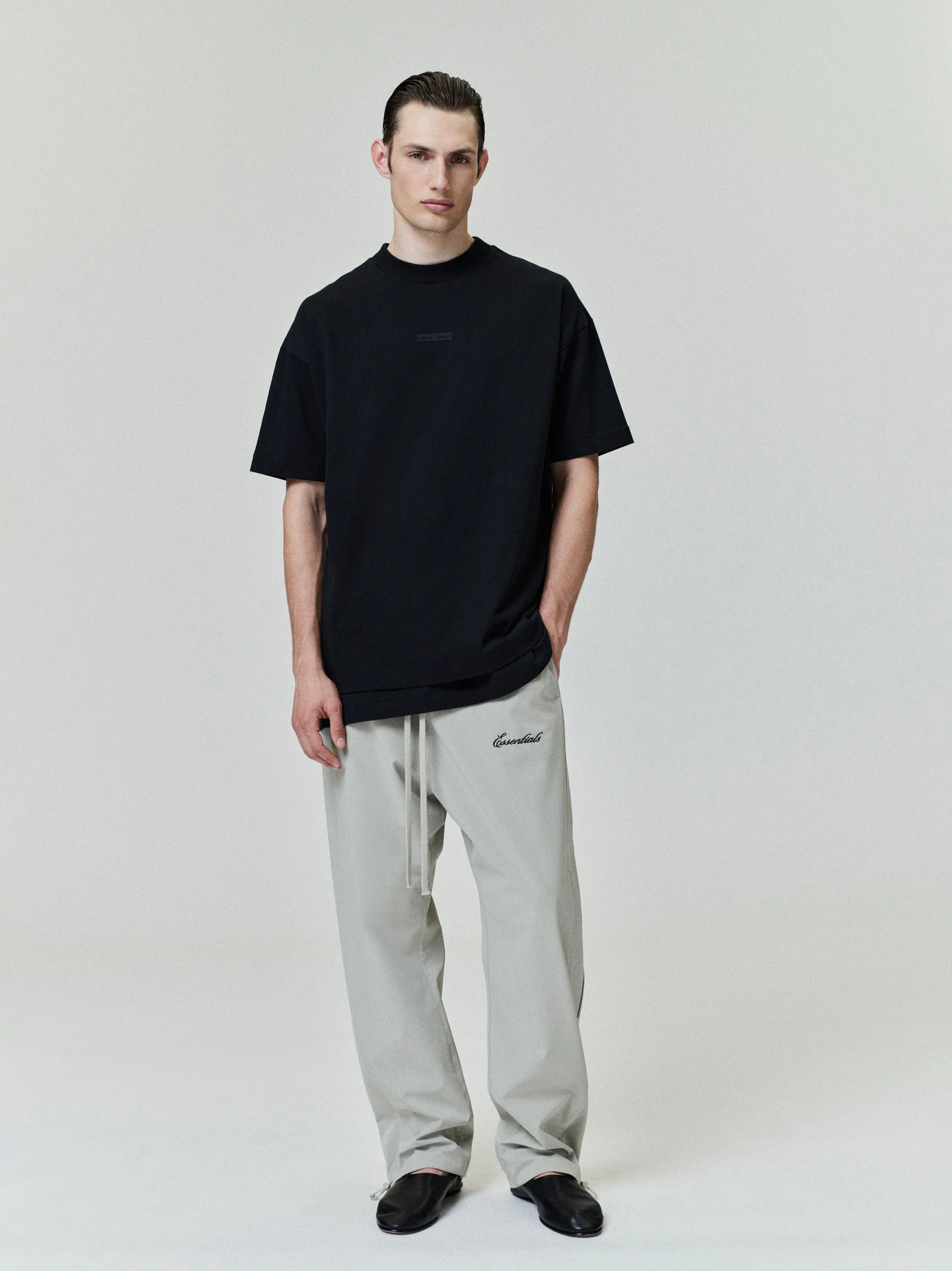 Relaxed Fleece Sweatpant With Piping sold by Essentials