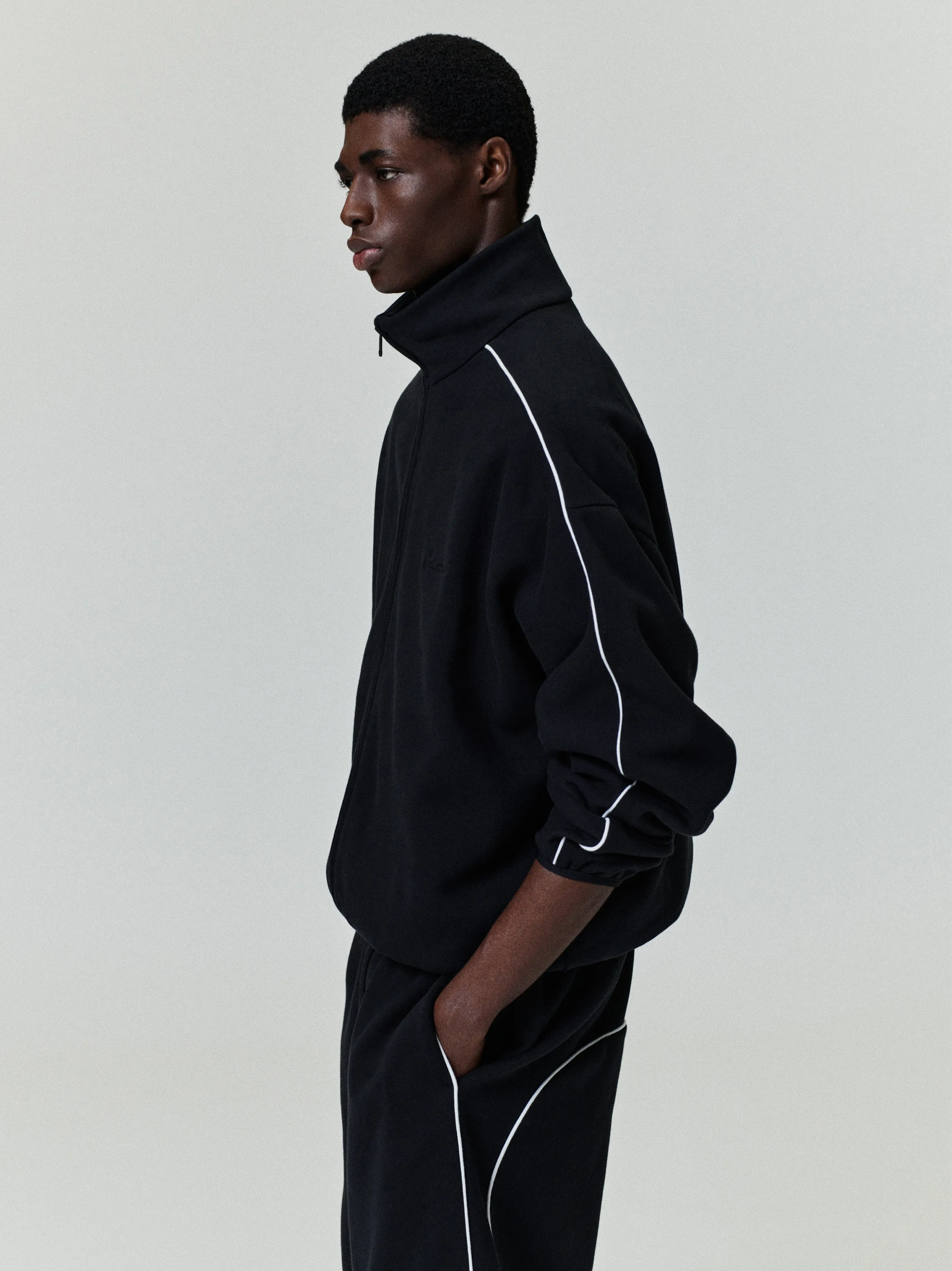 Modern Track Jacket With Piping sold by Essentials