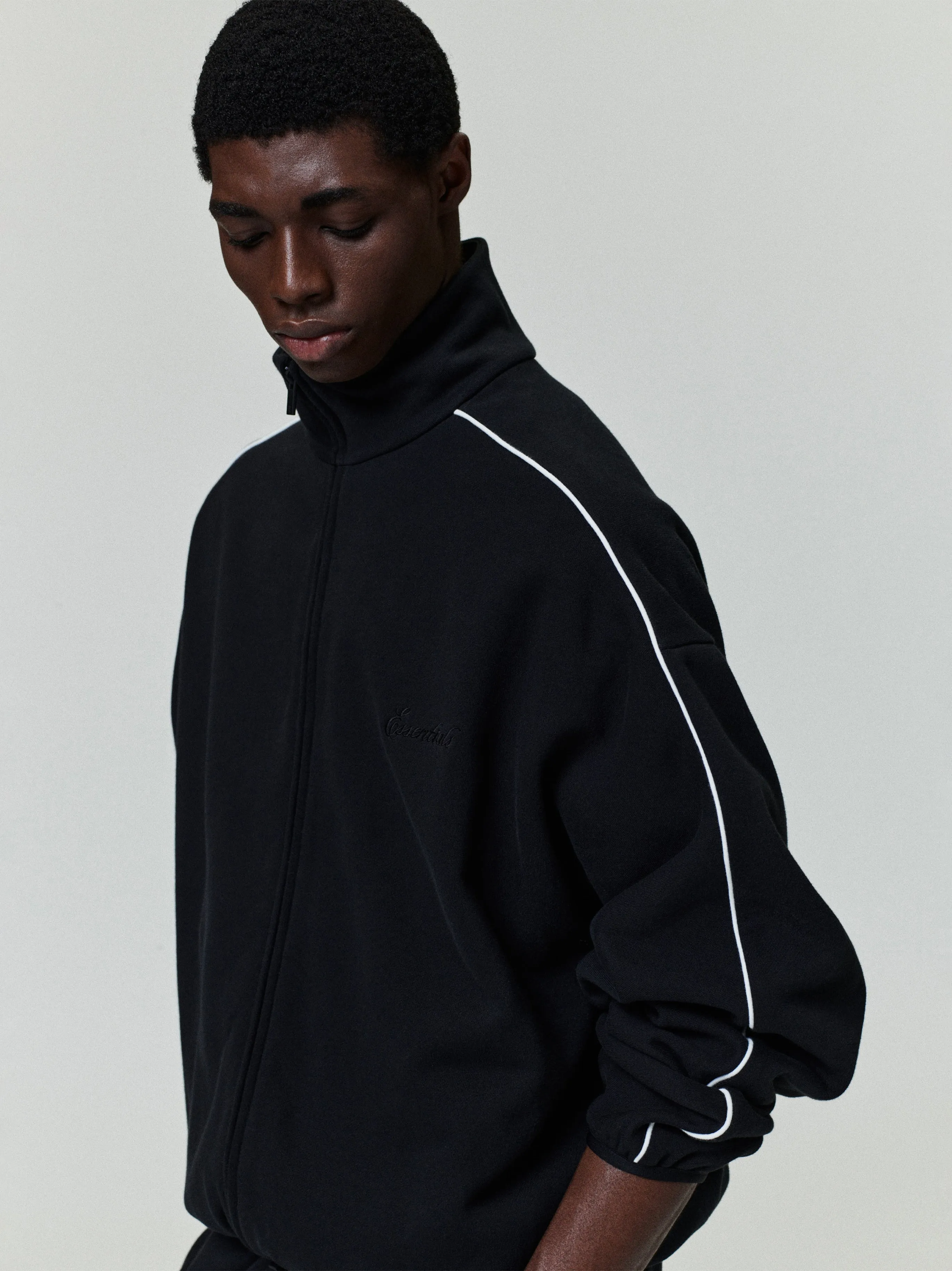 Modern Track Jacket With Piping sold by Essentials product image thumbnail 2
