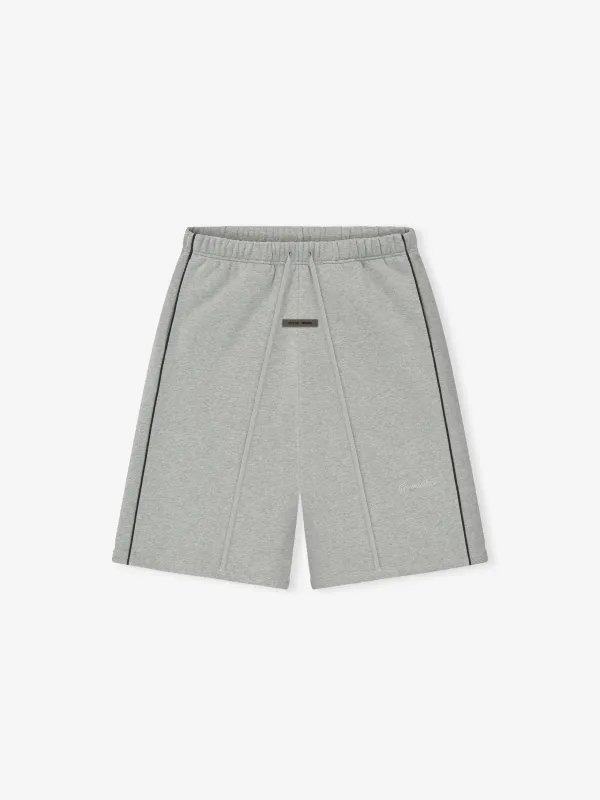 Relaxed Fleece Sweatshort With Piping sold by Essentials