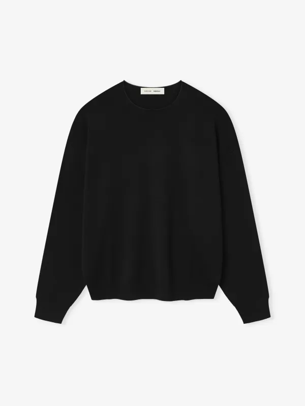 Merino Long Sleeve Crewneck Sweater made by Essentials