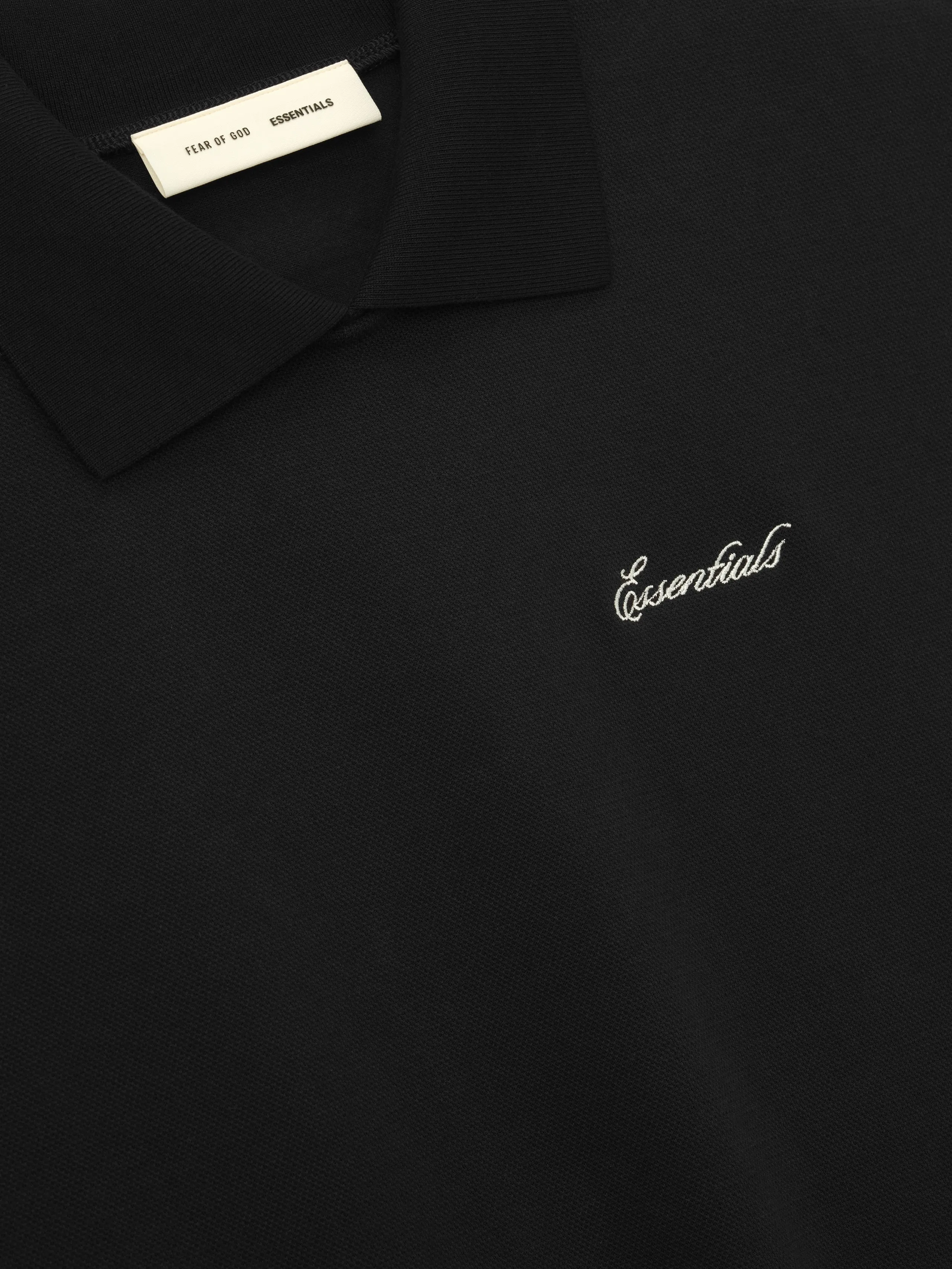 Womens Cropped Pique Polo sold by Essentials product image thumbnail 5