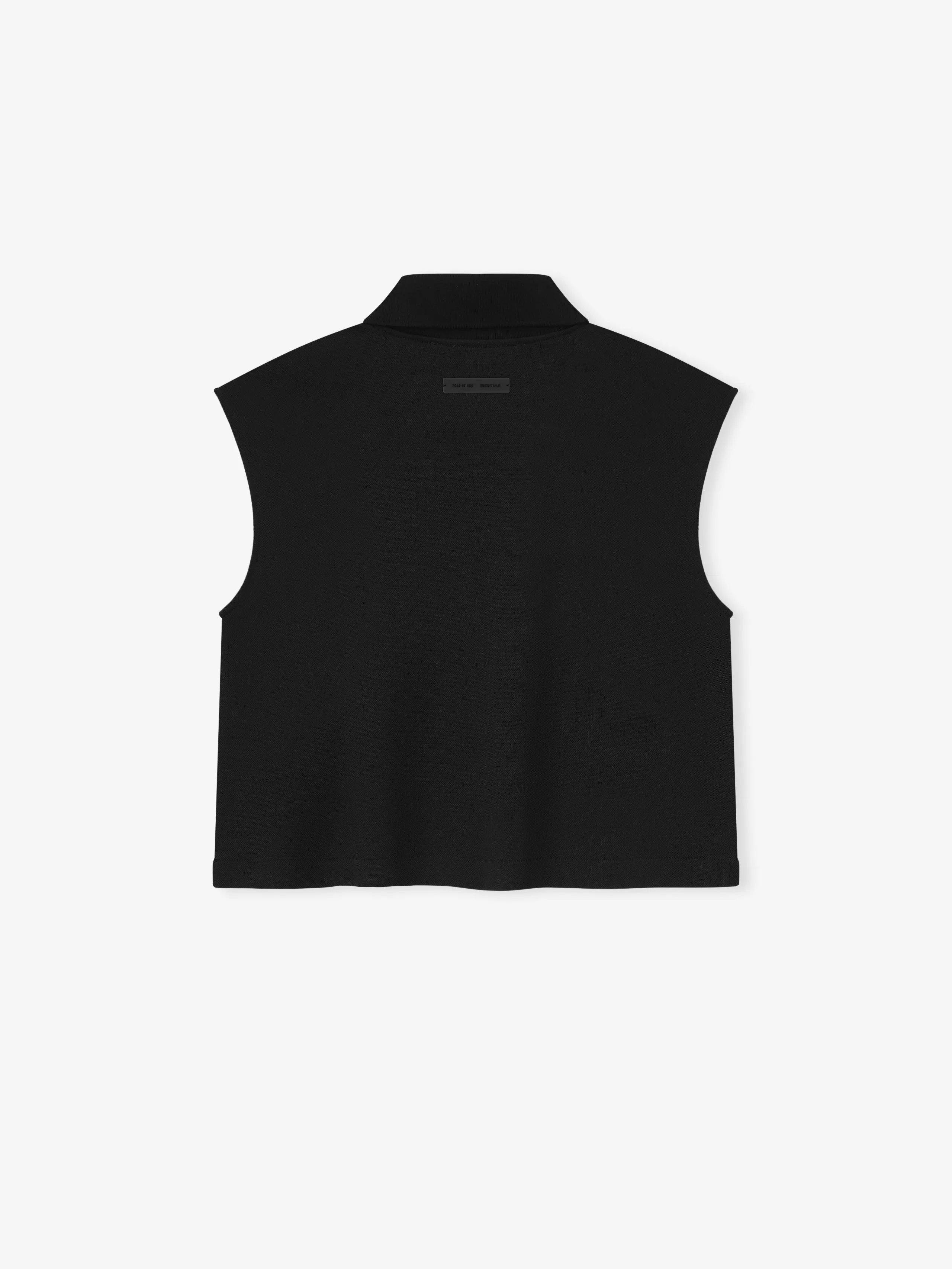 Womens Cropped Pique Polo sold by Essentials product image thumbnail 4