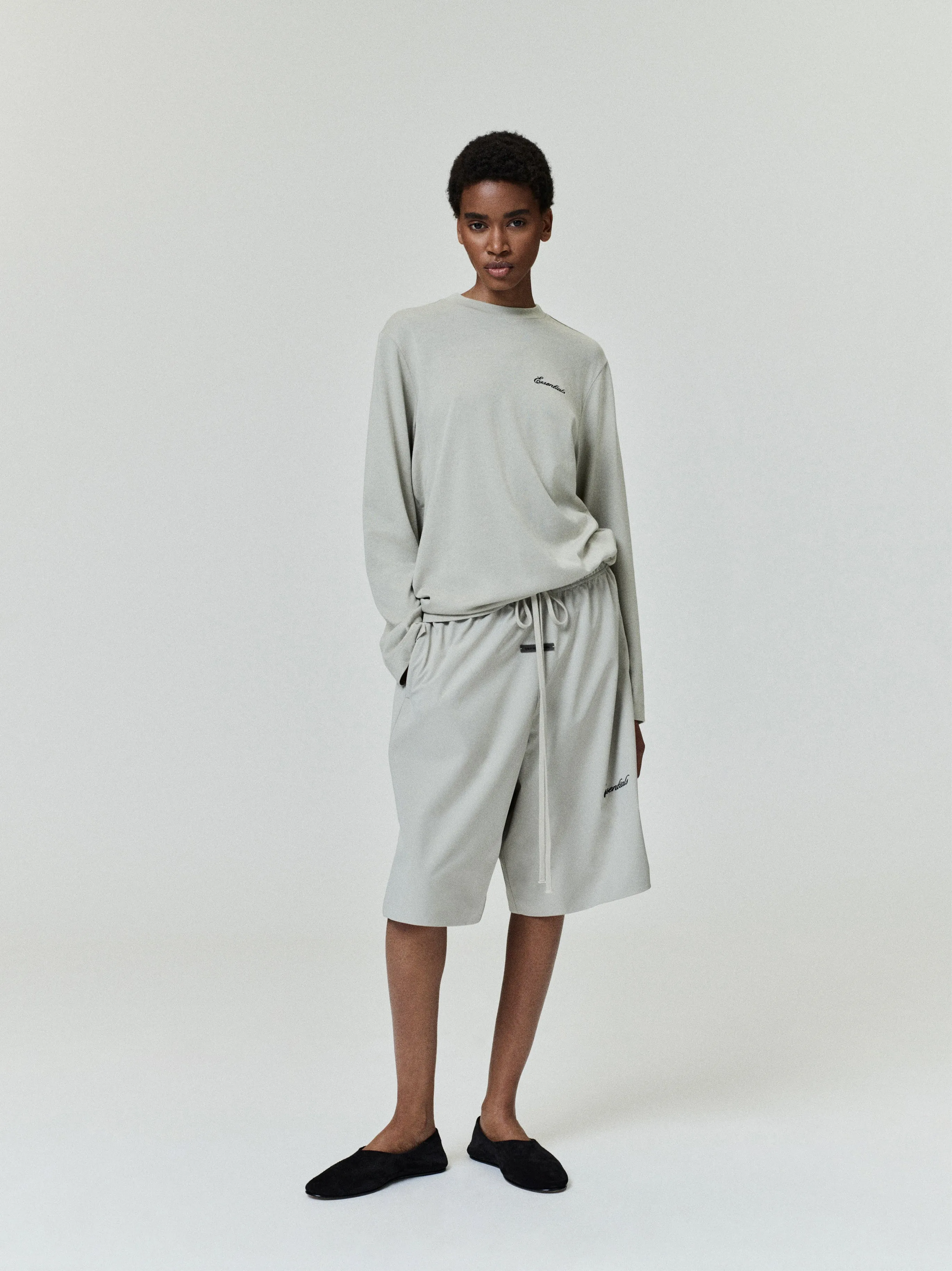 Womens Classic Long Sleeve Tee sold by Essentials product image thumbnail 3