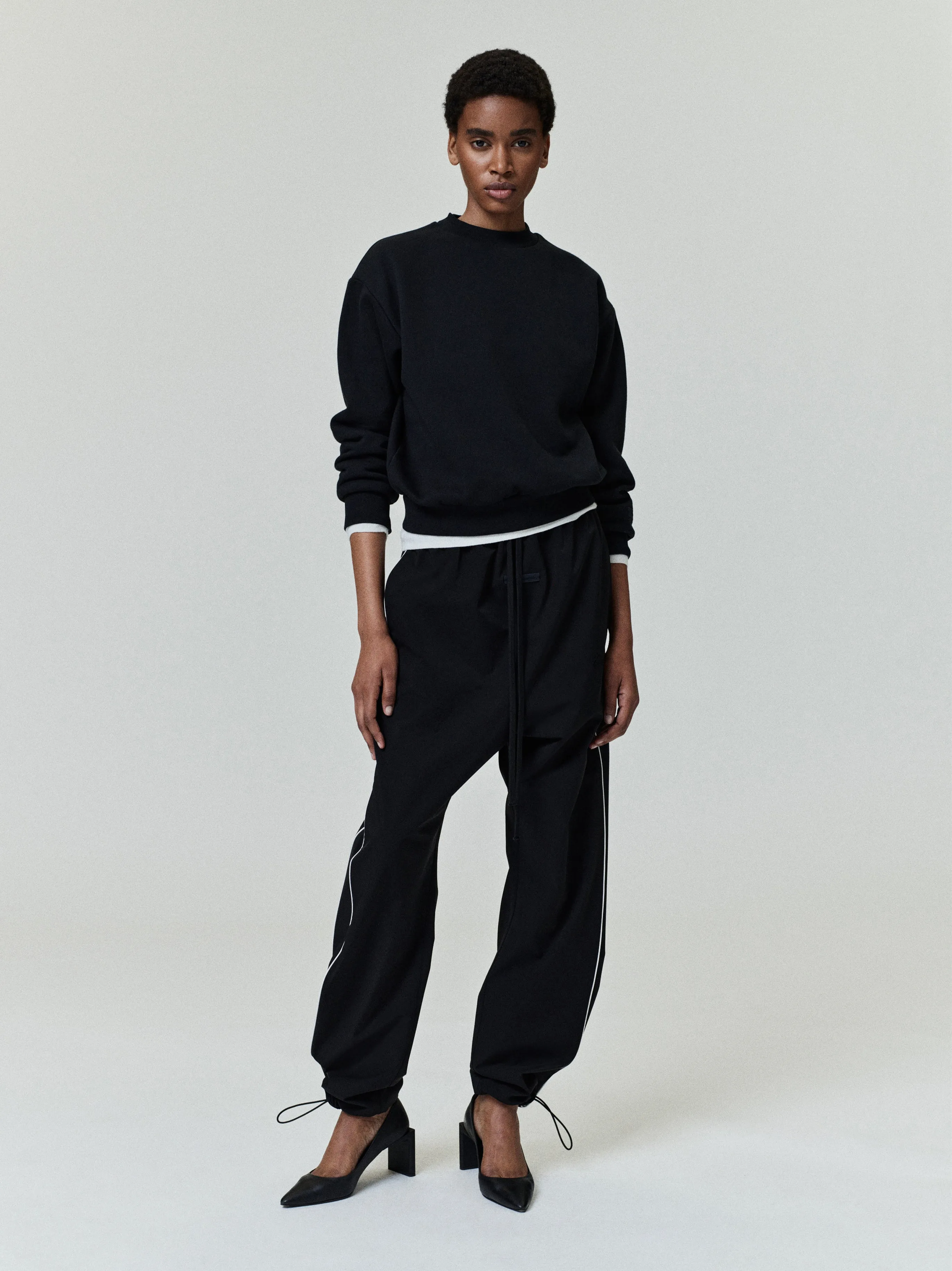 Womens Classic Fleece Crewneck sold by Essentials product image thumbnail 2