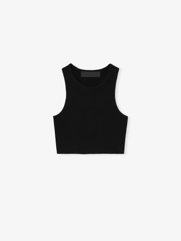Womens Rib Knit Sport Tank sold by Essentials