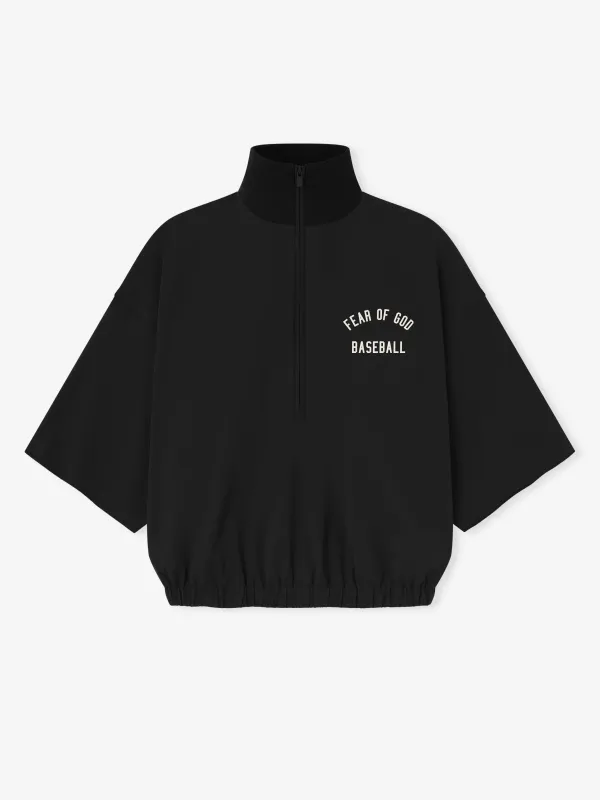 MLB 3/4 Sleeve Half Zip Jacket sold by Essentials