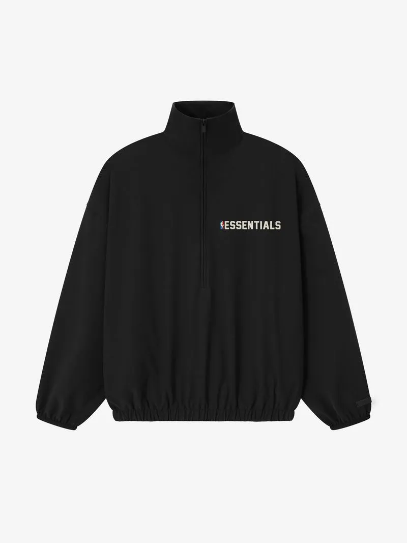 Nylon NBA 1/2 Zip Track Jacket sold by Essentials