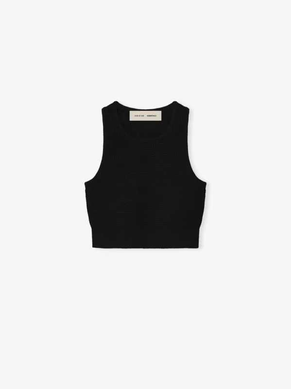 Womens Waffle Sport Tank sold by Essentials