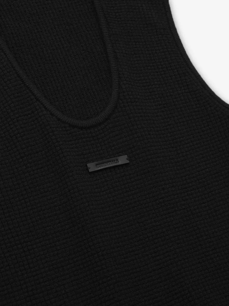 Womens Waffle Tank sold by Essentials product image thumbnail 3