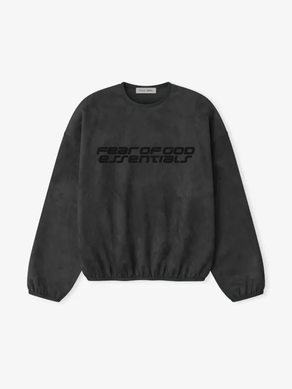 Suede Fleece Modern Crewneck Sweatshirt made by Essentials