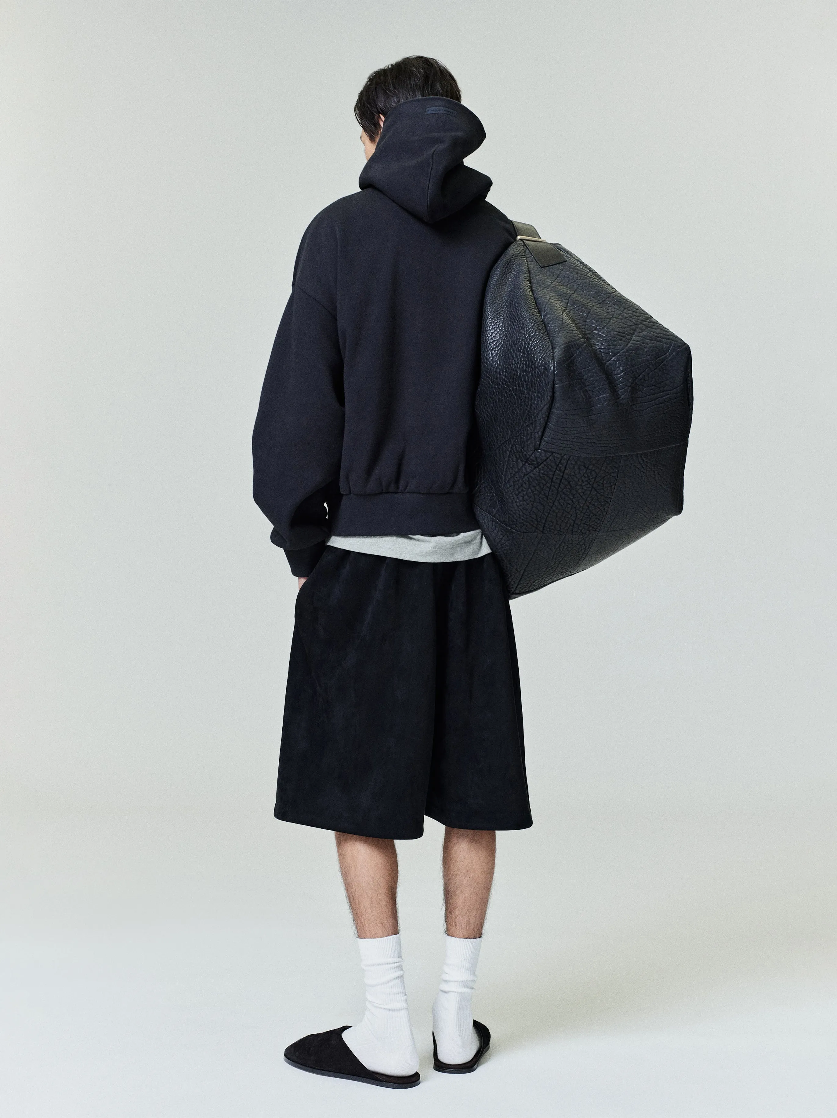 Suede Fleece Relaxed Short sold by Essentials product image thumbnail 3