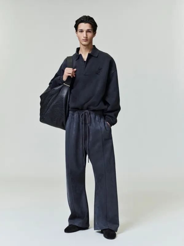 Embroidered Classic Polo Sweatshirt sold by Essentials