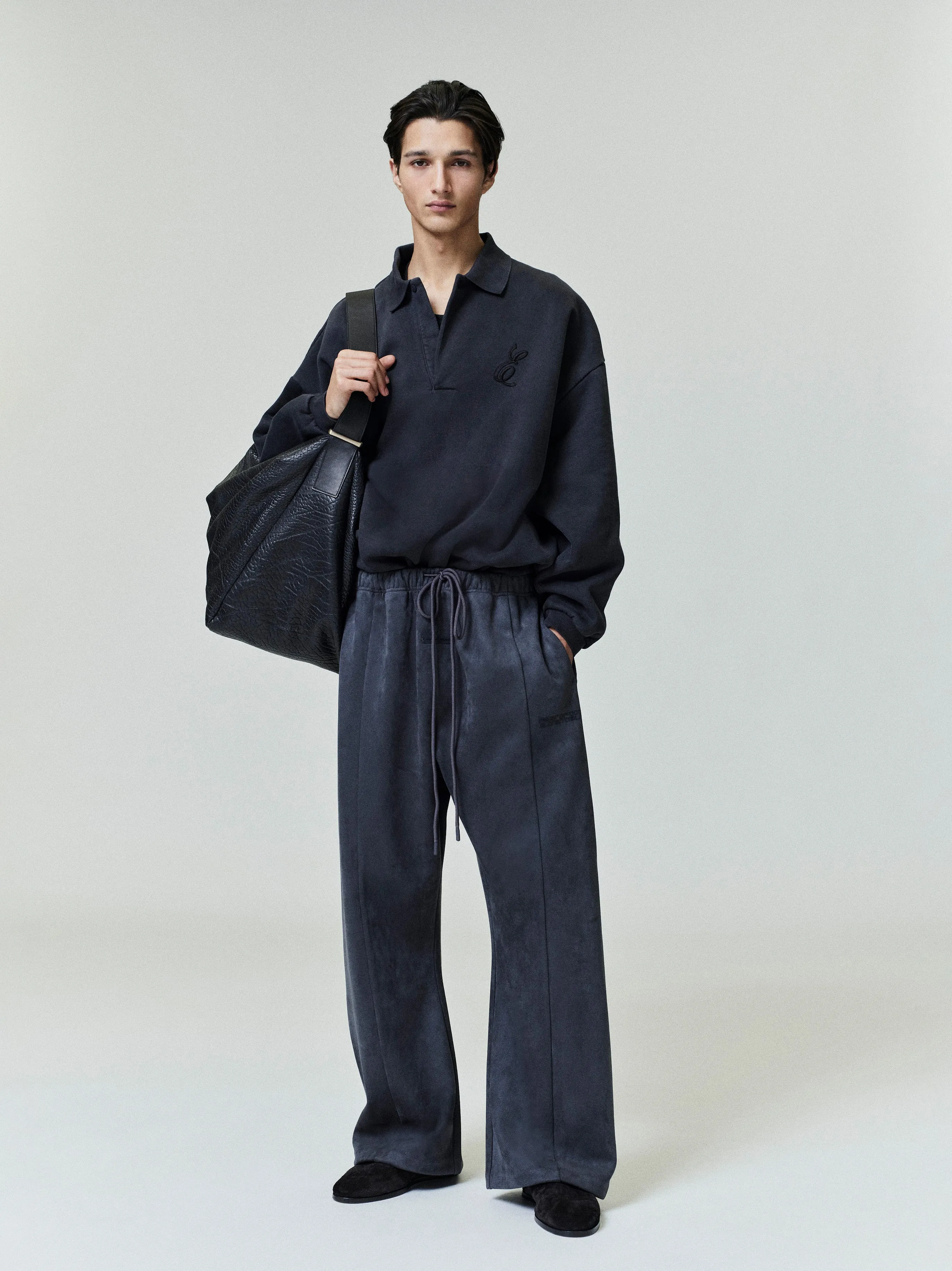 Embroidered Classic Polo Sweatshirt sold by Essentials